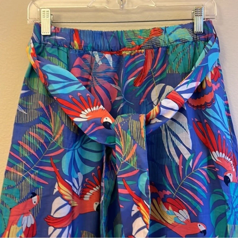 Talbots Blue Pink Tiered Maxi Skirt Resort worn once - Picture 4 of 6